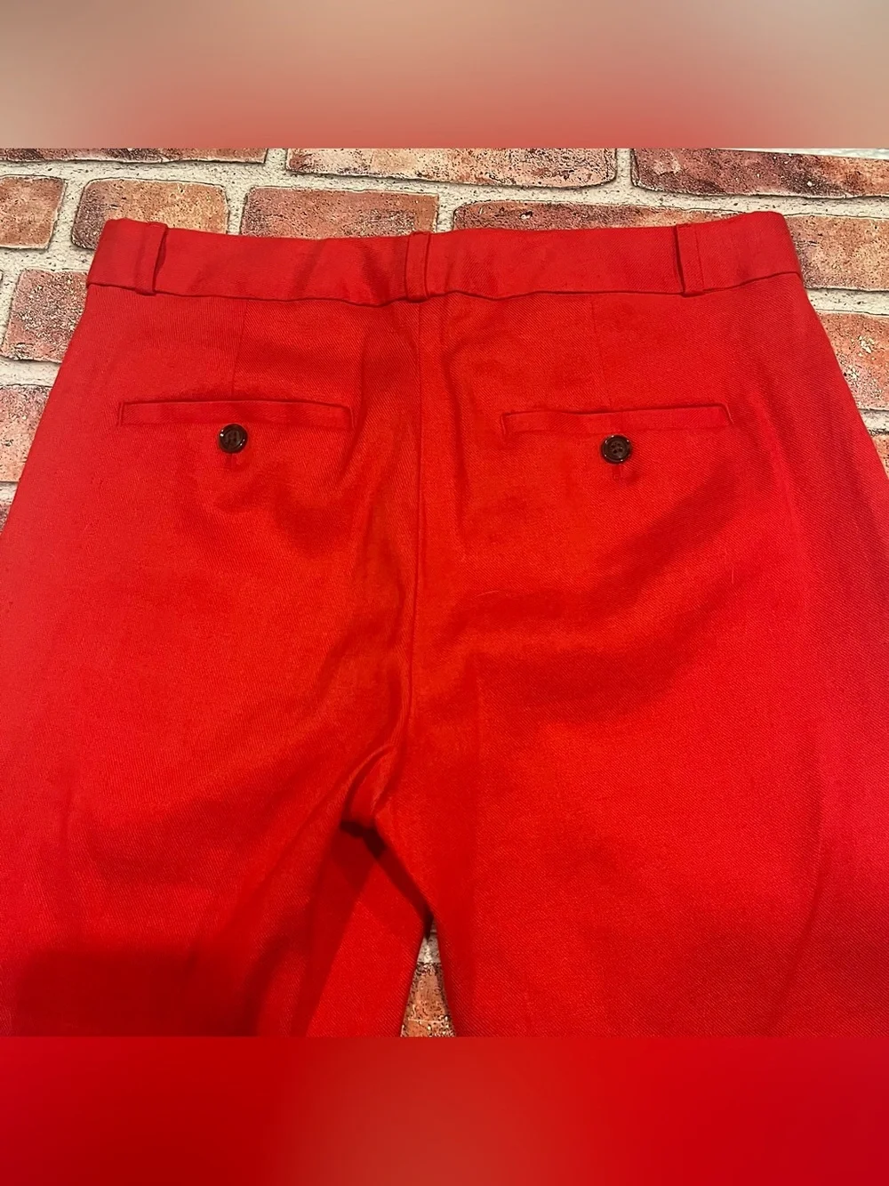 Banana republic Avery Pant Linen red size 4